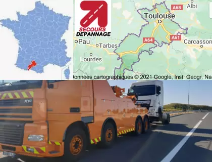 Dépannage poids lourds auto Haute-Garonne 31