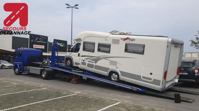 Rapatriement remorquage camping-car Espagne France